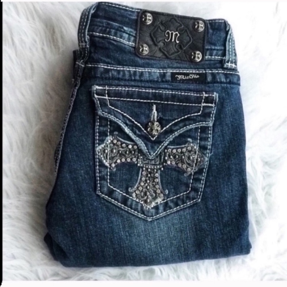 Miss Me Bootcut Jeans Size 27 - Picture 1 of 5